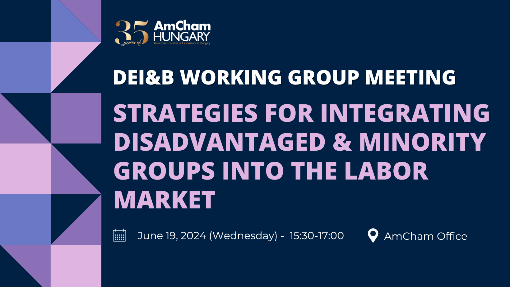 AmCham DEI&B meeting on integrating disadvantaged and minority groups into the labor market